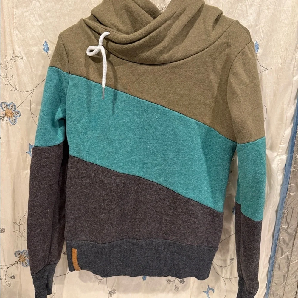Cozy Cowl Neck Sweater in Olive, Teal, and Charcoal